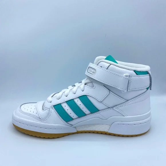adidas gazelle silver green womens adidas Forum Mid Ftwr White/Core Black/Team Royal Blue Men's Shoes, Size: 6 main image 1
